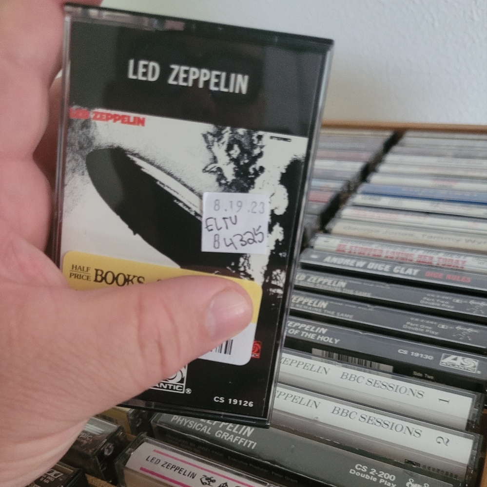 Led Zeppelin - Self Titled (Cassette Tape, Atlantic, CS)